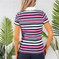 MULTI STRIPE COTTON POLO SHIRT