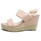 Pink Soft Toe Strap Sandal