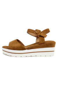 Tan Wedge Sandal