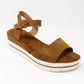 Tan Wedge Sandal