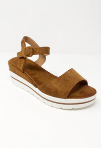 Tan Wedge Sandal