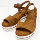 Tan Wedge Sandal