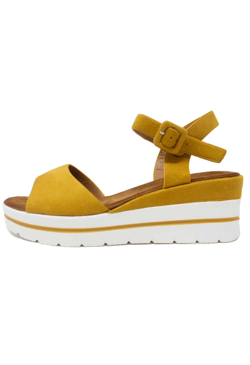 Mustard Wedge Sandal