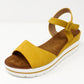 Mustard Wedge Sandal