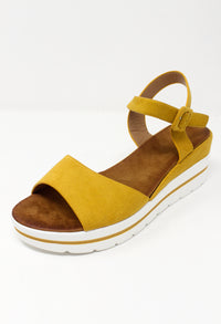 Mustard Wedge Sandal