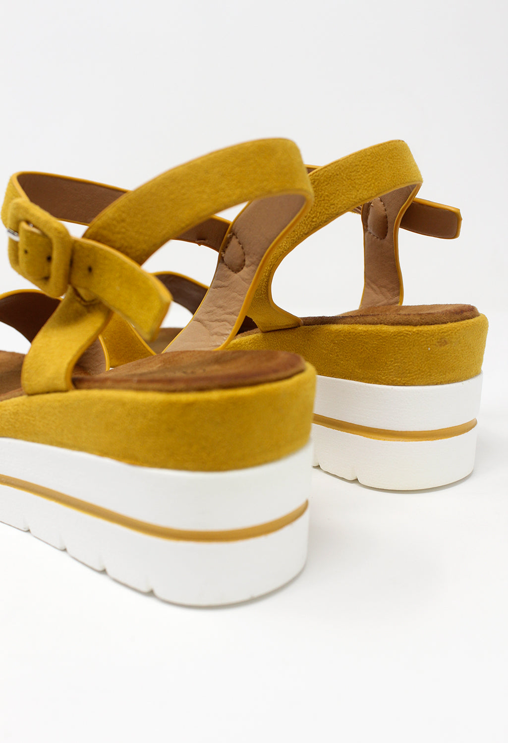 Mustard Wedge Sandal