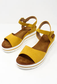 Mustard Wedge Sandal