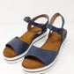 Blue Wedge Sandal