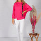 Fuchsia Zip Front Jumper