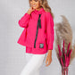 Fuchsia Zip Front Jumper