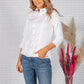 White Shirt with Lace Trim