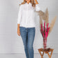 White Shirt with Lace Trim