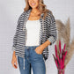 Navy Striped Linen Jacket