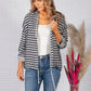 Navy Striped Linen Jacket