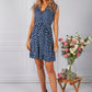 Navy Polka Dot Ruffle Dress