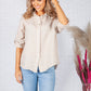 Beige Relaxed Fit Linen Shirt