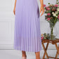 Lilac Pleated Skirt