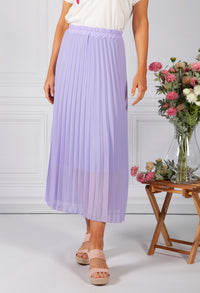 Lilac Pleated Skirt