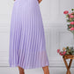 Lilac Pleated Skirt