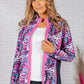 Printed Colour Block Jacket