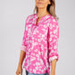 Pink Daisy Print Blouse