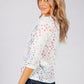 Summer Bird Print Top