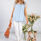 Sky Blue Embroidered Blouse