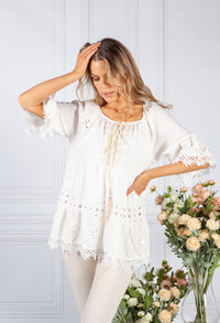 Sequin Embroidered Blouse