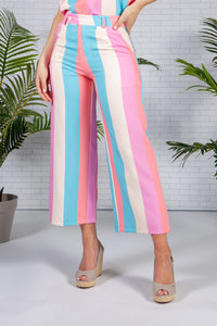 Soft Summer Stripe Trousers