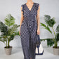 Navy Polka Dot Jumpsuit