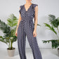 Navy Polka Dot Jumpsuit