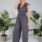 Navy Polka Dot Jumpsuit