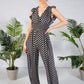 Black Polka Dot Jumpsuit