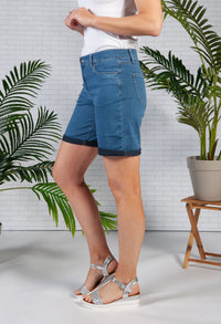 Soft Denim 5 Pocket Shorts