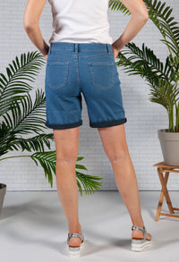 Soft Denim 5 Pocket Shorts