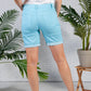 Turquoise 5 Pocket Shorts