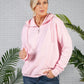 Rose Pink Relaxed Fit Logo Hoodie