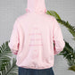 Rose Pink Relaxed Fit Logo Hoodie