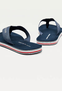 SIGNATURE SOLE FLIP-FLOPS IN NAVY