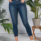 Denim Jeans with Glittered Side Stripe