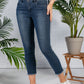 Denim Jeans with Glittered Side Stripe