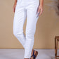 COTTON JEAN IN WHITE