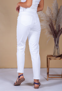 COTTON JEAN IN WHITE