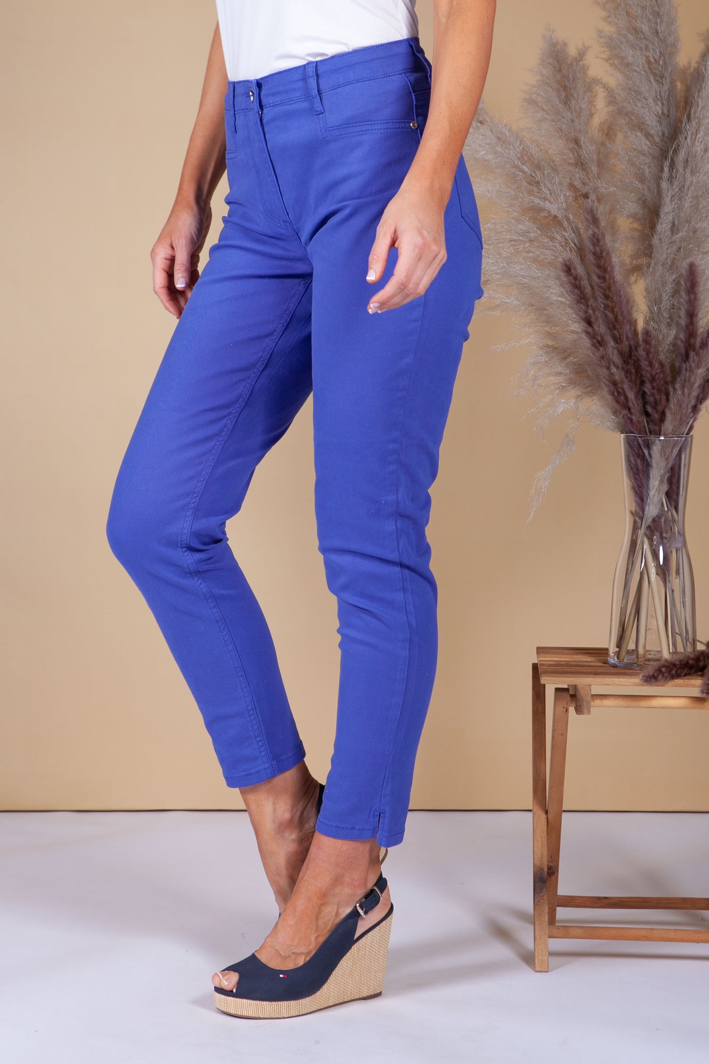 Royal Blue Cotton Jean