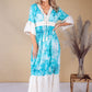 Aqua Boho Dress