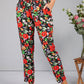 Hawaiian Floral Print Trousers