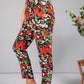 Hawaiian Floral Print Trousers