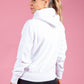 Varsity Arch Mono Hoodie in White