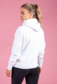 Varsity Arch Mono Hoodie in White