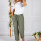 Embroidered Khaki Pant